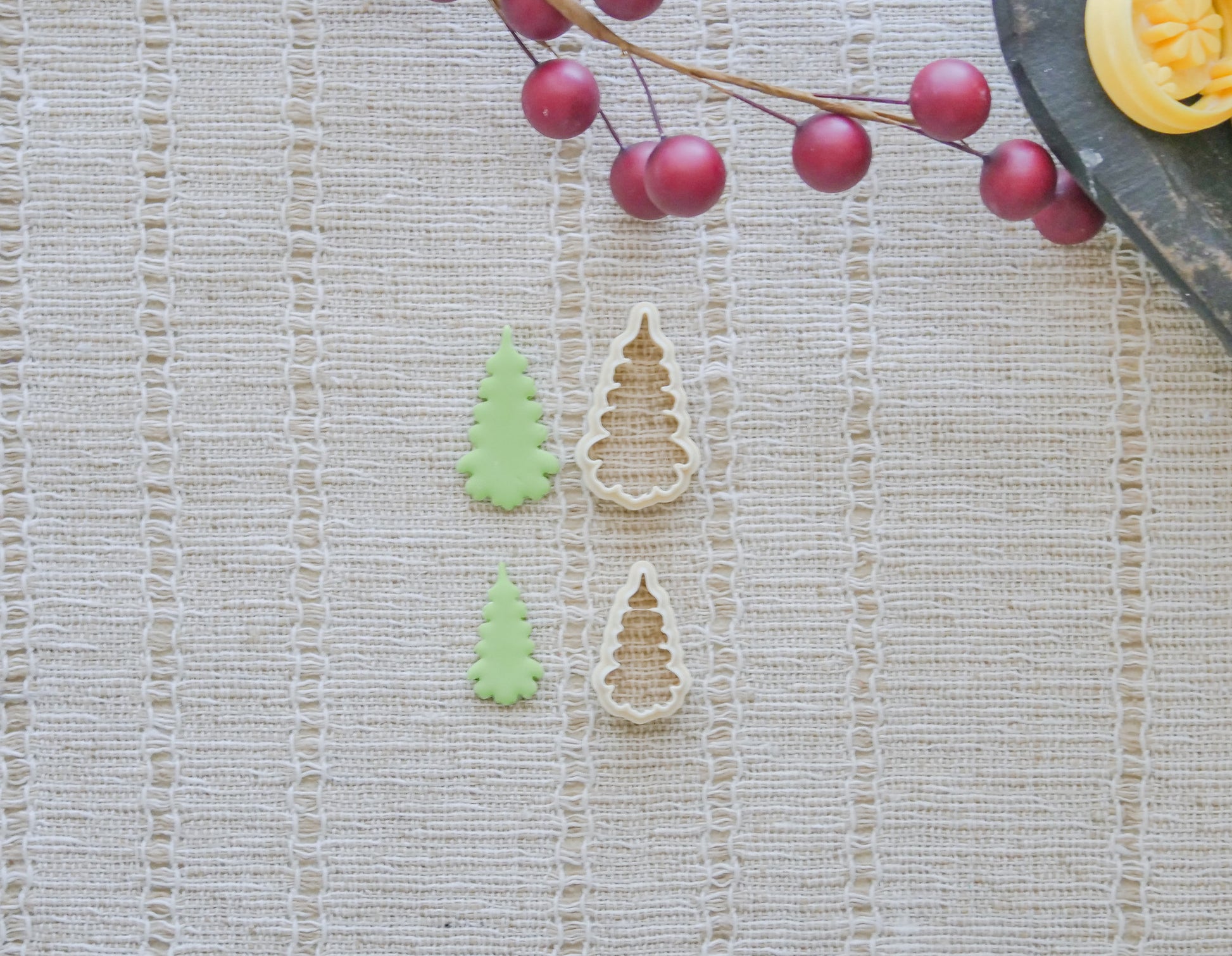 Pine Tree Polymer Clay Cutter image 0