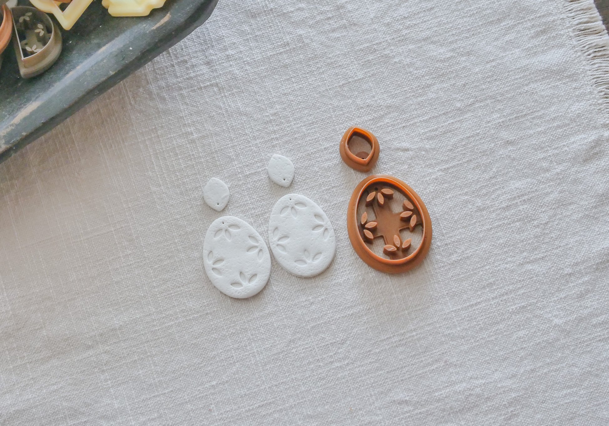 Talavera Easter Egg Polymer Clay Cutter Set #2 image 0