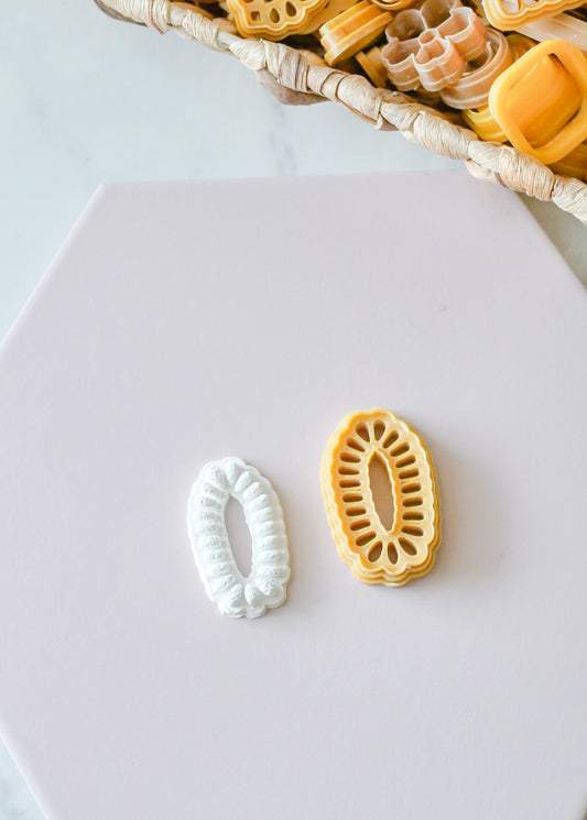 Oblong Stone Polymer Clay Cutter image 1