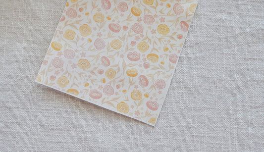 Vintage Flowers Polymer Clay Transfer Sheets image 0
